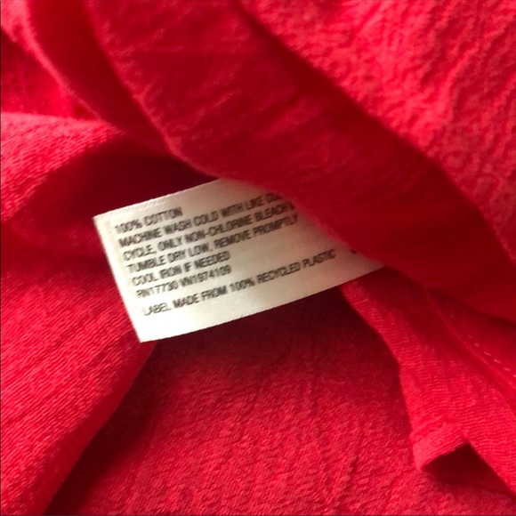 Universal Thread Red Tank Blouse - Picture 4 of 5